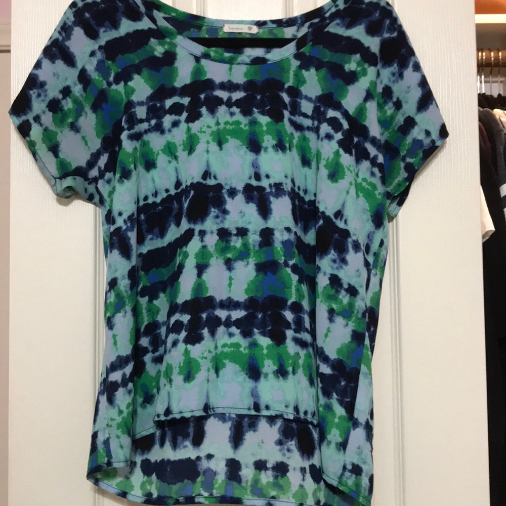 Silk printed top